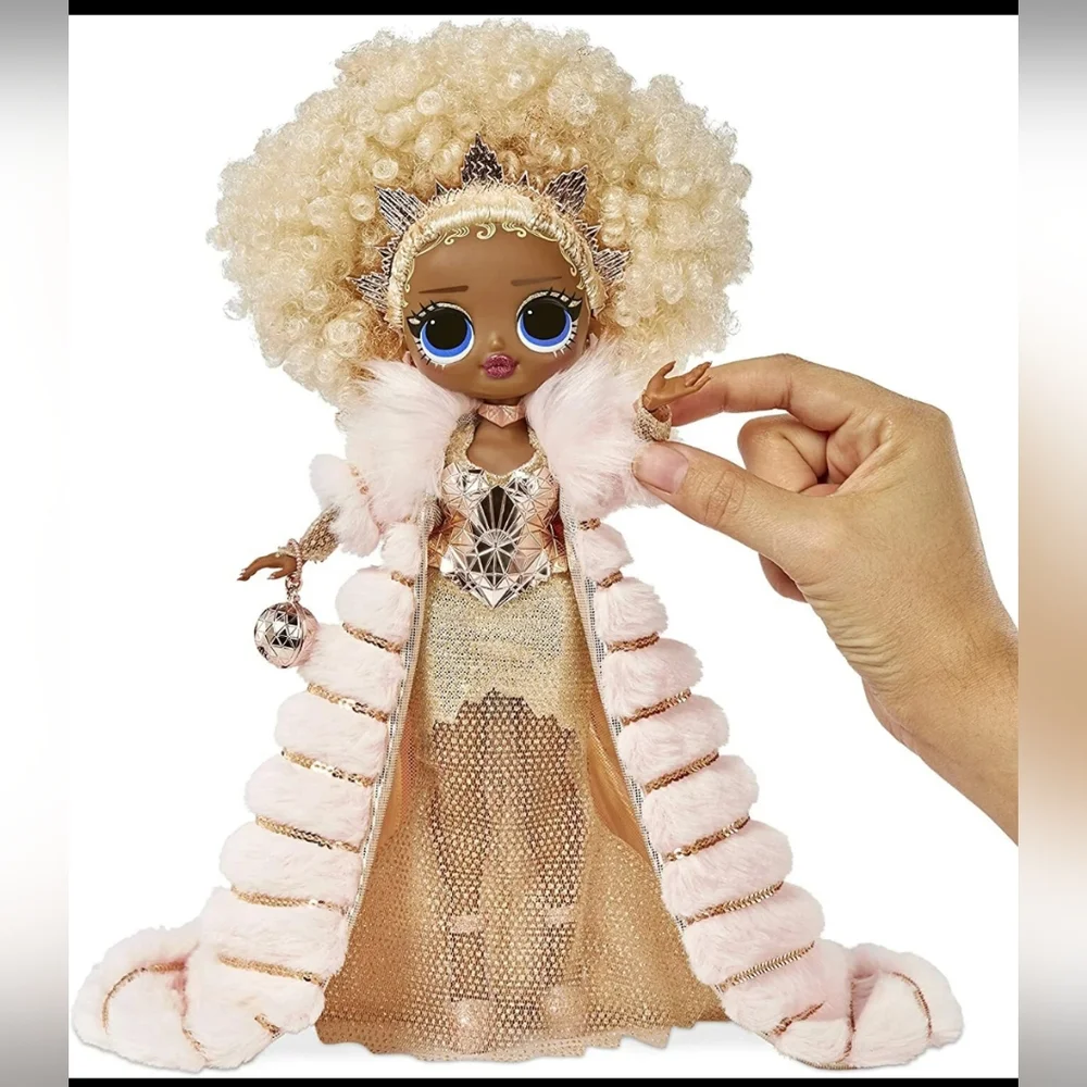 LOL Surprise Holiday OMG 2021 Collector NYE Queen Fashion Doll with Gold